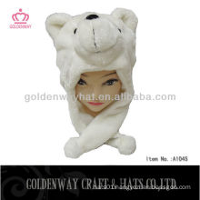 Fashion design plush bear hat